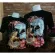 Ready to deliver black round neck T-shirts, crafted fish pattern, gold-silver, teen style T328A