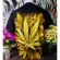 Rock Eagle T-Shirt GW cool yellow marijuana leaf T-shirt