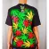 Rock Eagle T-Shirt GW Men's T-shirt (Glow) Men (Size Europe) Page-Back pattern, colorful marijuana