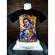 Black round neck T -shirt, Thai pattern, T -shirt, Shiva Teen style T -shirt