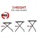 Send every day/thick seat, comfortable to sit, keyboard chair, Q-90 chair, piano chair, foldable cushion, MOON GRIN, X-Legs, Adjustable ...