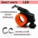 Bicycle lights, white bicycles, 100 Lumens, rainproof YT-M18