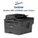 BROTHER Printer MFC-L2715DW Mono Laser เลเซอร์ปริ้นเตอร์ขาว-ดำ, Print-Copy-Scan-Fax-PC Fax,Wifi