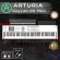 Arturia Keylab 88 MKII Hammer-Action Midi Controller and Software, White Version II 1 year Center