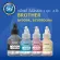 Brother ink หมึกแท้ หมึกรีฟิลล์  หมึกเติม ไม่มีกล่อง BT60BK, BT5000 C,M,Y จำนวน 1 ชุด 4 สี