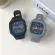 Watch, fashion, minimal, medium -sized, silicone strap, quartz watches, many colors, cute