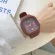 Watch, fashion, minimal, medium -sized, silicone strap, quartz watches, many colors, cute