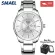 Samel 2019 New Arrival Watches Men Stiainless Steel Band Waterproof Shockproof Automatic Date Silver Gold Casual Fashion Men Sport Wrist Wrist 9020