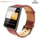 JS SMART สปอร์ต smartwatch LONG 19 กันน้ำ + กีฬา + หน้าจอสี HD + การตรวจสอบอัตราการเต้นหัวใจ + สายหนัง）
