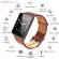 JS SMART สปอร์ต smartwatch LONG 19 กันน้ำ + กีฬา + หน้าจอสี HD + การตรวจสอบอัตราการเต้นหัวใจ + สายหนัง）
