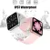 BECAO touch screen 1.54 inches, waterproof, fitness watches, Pedometer Heart Rate, Smartwatch blood pressure for Android iOS.