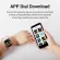 BECAO touch screen 1.54 inches, waterproof, fitness watches, Pedometer Heart Rate, Smartwatch blood pressure for Android iOS.