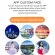 2021 สมาร์ทวอทช์สำหรับผู้ชายและผู้หญิงกันน้ำ IP68 หน้าปัดนักบินอวกาศ TM01 สายรัดข้อมืออัจฉริยะ เหมาะสำหรับโทรศัพท์ Huawei OPPO Xiaomi Android IOS