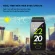 BECAO Smart bracelet Q1 high resolution color screen Bluetooth sports bracelet Waterproof heart rate