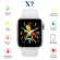 IWO X7 Smartwatch, HEART RATE RATE FITNESS TRACKER Bluetooth Bluetooth, DIY Face IP67, PK W26 T500 X8MAX waterproof