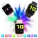 IWO X7 Smartwatch, HEART RATE RATE FITNESS TRACKER Bluetooth Bluetooth, DIY Face IP67, PK W26 T500 X8MAX waterproof