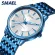 SMAEL Fashion Men Watchs Waterproof 30M Business Quartz Casual Wristwatches with Stainless Steel Strap SL-9620