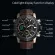 SMAEL Men Fashion Sports Watch Man Chronograph Week Display Quartz Watches Male Dual Display Nylon Strap Wrist watch 1325