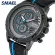 SMAEL MENS WATERPROOF Automatic Date Quartz Watch Man Leather Sport Wrist Wrist 9060