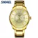 Samel 2019 New Arrival Watches Men Stiainless Steel Band Waterproof Shockproof Automatic Date Silver Gold Casual Fashion Men Sport Wrist Wrist 9020