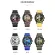 SMAEL Men's Watches Fashion Waterproof Leather Strap Week Date Function Quartz Watch for Men 9601