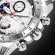 SMAEL Men's Fashion Stainless Steel Watch, Waterproof 30 meters, Croof Quartz 9090 wristwatch