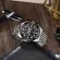 SMAEL Men's Fashion Stainless Steel Watch, Waterproof 30 meters, Croof Quartz 9090 wristwatch