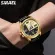SMAEL Creative Men Watches Top Brand 2021 Luxury Waterproof Modern Leather Watches SL-9168