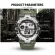 SMAEL นาฬิกาผู้ชาย 50M กันน้ำสายเรซิน Chronograph นาฬิกาข้อมือนาฬิกาปลุกกีฬานาฬิกาสำหรับชาย 1548  ฟรีของขวัญกล่อง