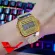 Casio A-168WG Watch CMG Insurance Central Center 1 year Watch Stainless Steel Stainless Watch A168WG-9WDF-Gold Veladeedee