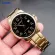 Men's Watch Casio Standard Men Model MTP-V002G, black stainless steel strap