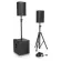 Turbosound: IP12 Bundle with Stand by Millionhead (12 inch audio set with high quality built-in dsp