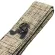 Alice, guitar strap, cotton material, 5 cm wide, with hanging rings With brown guitar tie, model A040-A2 + free Pig ** with a built-in guitar pier