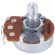 Paramount H54 A500K OHM Tone Tone button Audio Pot Guitar Potentiometer Split Shaft Volume and Tone Controls / Shaft