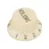 PARAMOUNT KPV14V Volume button, Electric guitar Strat, ivory color, guitar button, Volume Knob