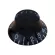 Paramount KSP13BK, Tone & Volume button, Les Paul, Black, Tone & Volume Knob for Les Paul Guitars.