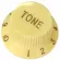 PARAMOUNT TONE button and Volume button, Strat Guitar, model KPTV14V-S1 ivory color Tone Knob, Volume Knob