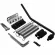PARAMOUNT TREMOLO FLOYD ROSE Electric Bridge, Double -LOCK BL003BK system - Black Rose Tremolo Bridge