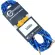 Carlsbro สายแจ็คกีตาร์ 6 เมตร แบบไนลอนถักสีน้ำเงิน หัวโลหะ เส้นใหญ่ รุ่น BJJ033B-6M + ที่รัดสาย 6m Guitar Cable