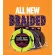 ERNIE BALL® สายแจ็คกีตาร์แบบไนลอนถัก ยาว 7.6m หัวตรง/ หัวงอ 25ft Braided , Straight / Angle Instrument Cable ** Made in USA **