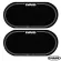Evans ™ Base drum supplement sheet For a couple of 2 pieces, EQPB2 EQ BLACK NYLON DOUBLE PATCH ** Made in USA **