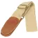 Alice Guitar Strap, guitar strap, cotton, artificial leather With a guitar head tie model A040-S01 White + free guitar