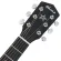 Mantic GT-10DCE 41-inch electric guitar, top-topped tops, coated coated, tuner function, EQ 3 bands