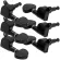 PARAMOUNT, a good acoustic guitar knob on one side, Nickel black, J02BK Tuning Machine Head for Acoustic Guitar.
