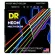DR Strings สายกีตาร์ไฟฟ้า แบบเรืองแสง เบอร์ 10 สายเคลือบ สีรุ้ง รุ่น NMCE-10 Medium, 10-46 ** Made in USA **