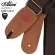 Alice Guitar Strap, guitar strap, cotton, artificial leather With a guitar head tie model A040-S01 Brown + free guitar