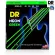 DR Strings NGB-45 สายกีตาร์เบส 4 สาย แบบเคลือบ สีเขียว เรืองแสง Medium, 45/105 ** Made in U.S.A.**