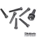 D'Addario® PWPS10 Airy guitar pins Black, ivory, plastic material, high quality ABS, 1 pack with 7 pieces