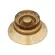 Paramount KSP11GD, Tone & Volume button, Les Paul, Gold, transparent, Tone & Volume Knob for Les Paul Guitars.