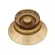 Paramount KSP11GD, Tone & Volume button, Les Paul, Gold, transparent, Tone & Volume Knob for Les Paul Guitars.